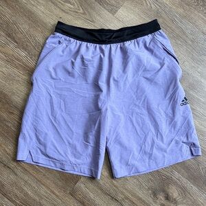adidas Men's Axis Woven 3.0 Training Shorts in Magic Lilac